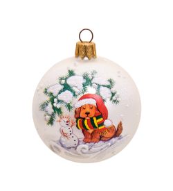 Элита НФШ-1538/3 Ел.украшение Шар «Собачка» 65 мм