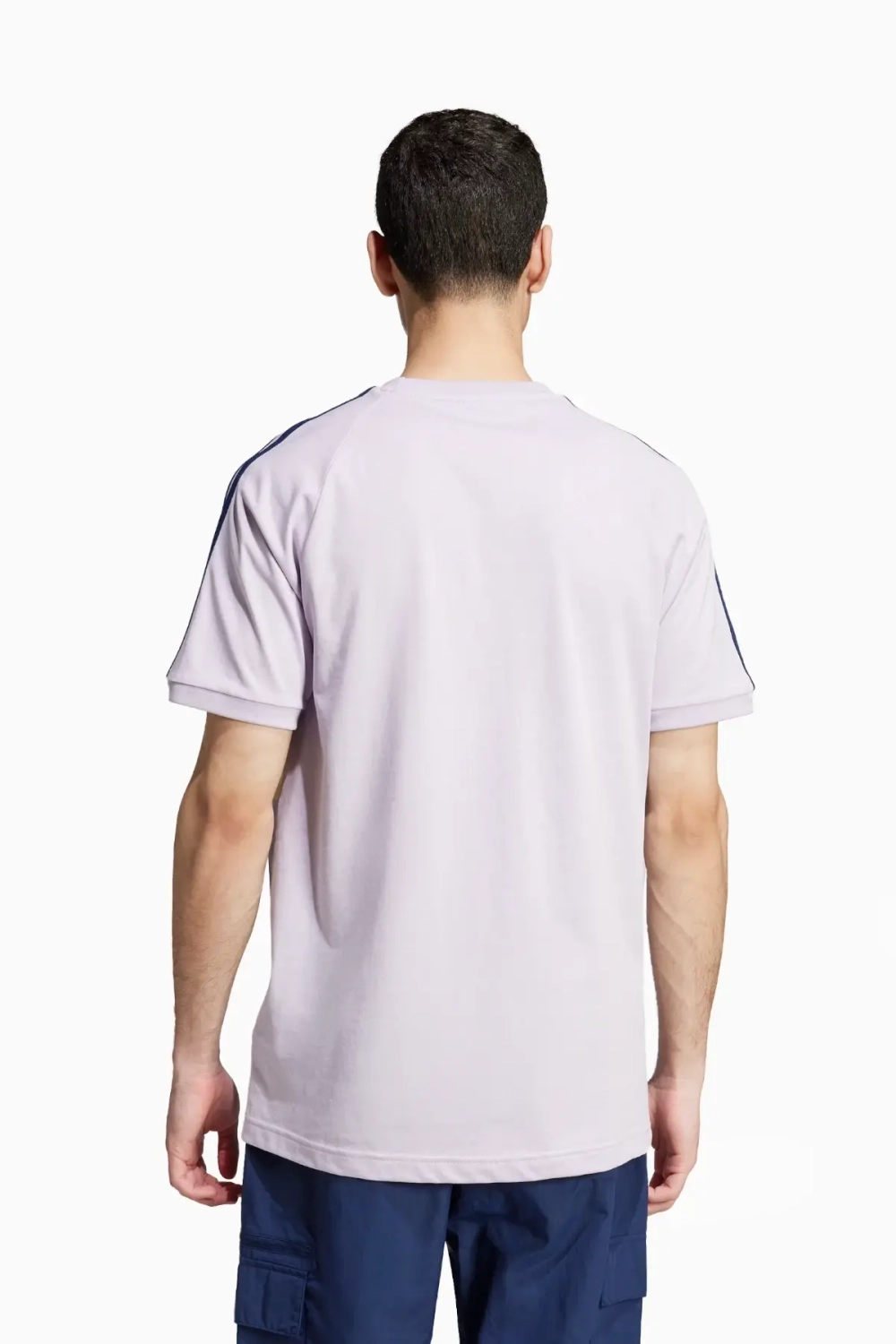 Футболка adidas 3-Stripes Panel - фиолетовый