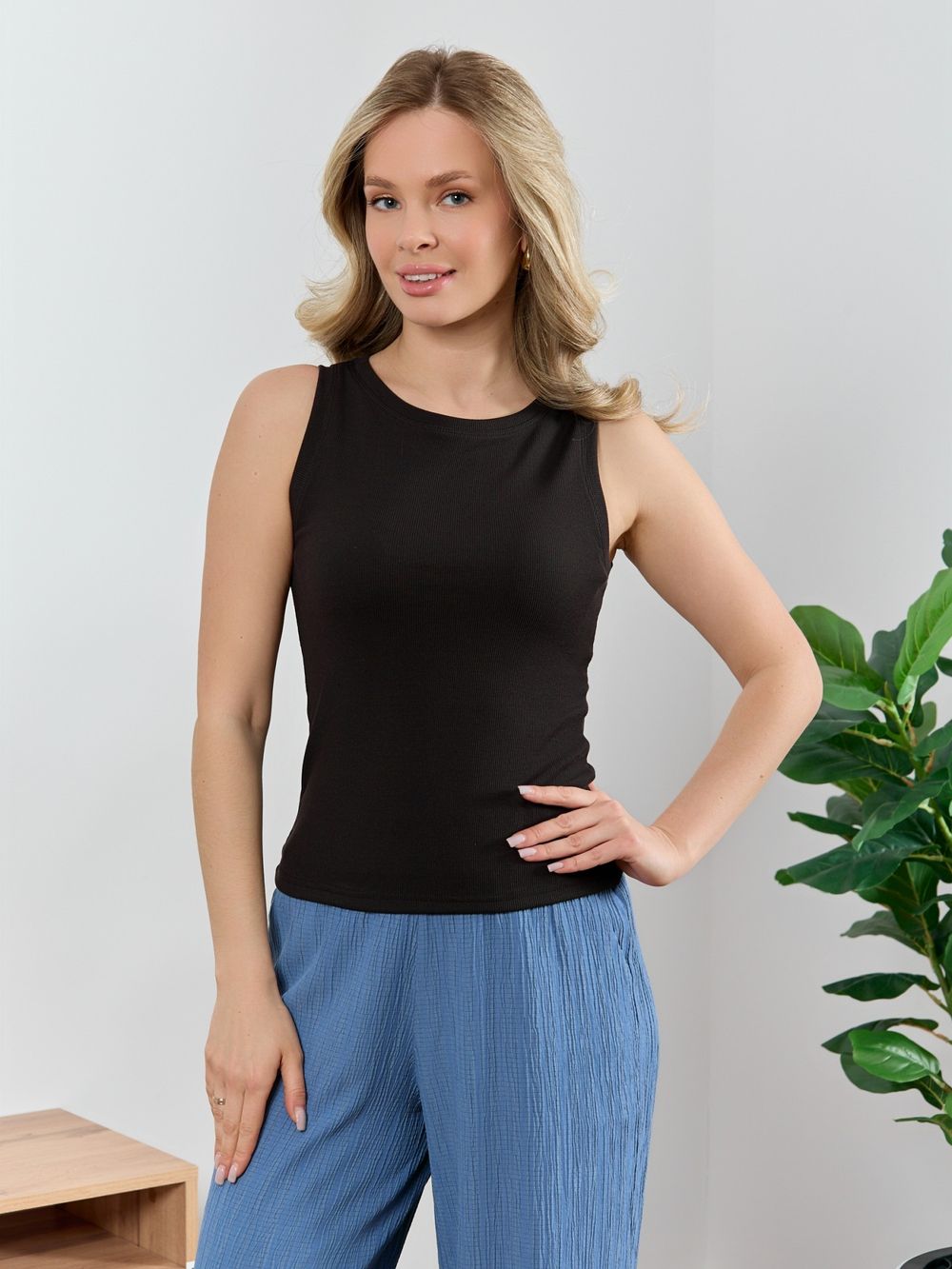 Майка (топ) Сиеста-8 Виотекс ЧЁРНЫЙ