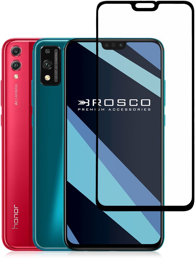 Защитное стекло ROSCO для Honor 8 оптом (арт. HW-H8-FSP-GLASS-BLACK)