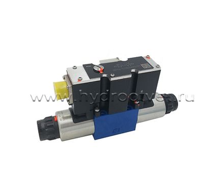 3DREPE6A-2X/16EG24K31/A1M - Пропорциональный редукционный клапан Ду 6 трехлинейный (пилот) со встроенным усилителем (OBE), A1 = ±10 В, давление регулировки до 16 бар, схема A