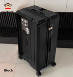 Чемодан Paul Frank "Far Trip" | 5 Weels+USB+Cup holder (Classic Black)