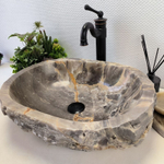 Раковина из оникса Erozy Grey EO-62261 52*39*15 0096