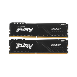 Комплект модулей памяти Kingston FURY Beast KF432C16BB1K2/32WP DDR4 32GB (Kit 2x16GB) 3200MHz Чёрный