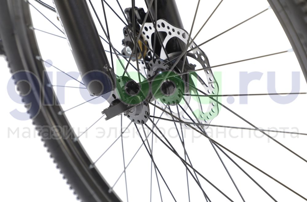 Электровелосипед WHITE SIBERIA CAMRY LIGHT 36V/11A 500W Snegir (Синий) фото 26 фото №27