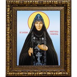 Зосима (Эннатская) Уфимская преподобная. Икона на холсте.