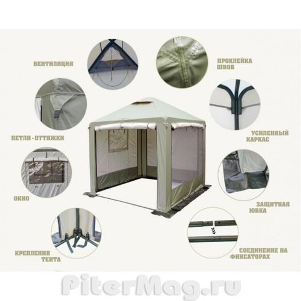 Шатер Митек Пикник-Люкс 6,0x3,0