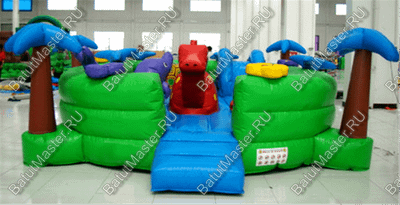 Коммерческий надувной батут "Водопой"