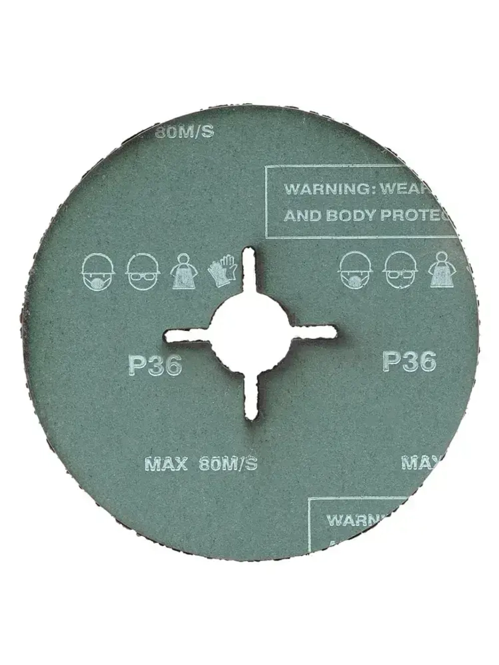 125мм Р36 Фибровый шлифовальный круг (5шт.) SHARPSPLITER для работ по металлу с зерном оксид циркония