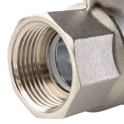 Кран шаровый STOUT В-В 1" бабочка полнопроходной 26340