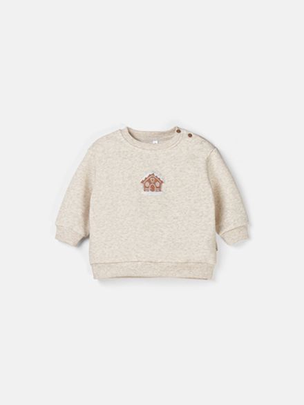 Свитшот "Ванильный пудинг" утепленный 0+