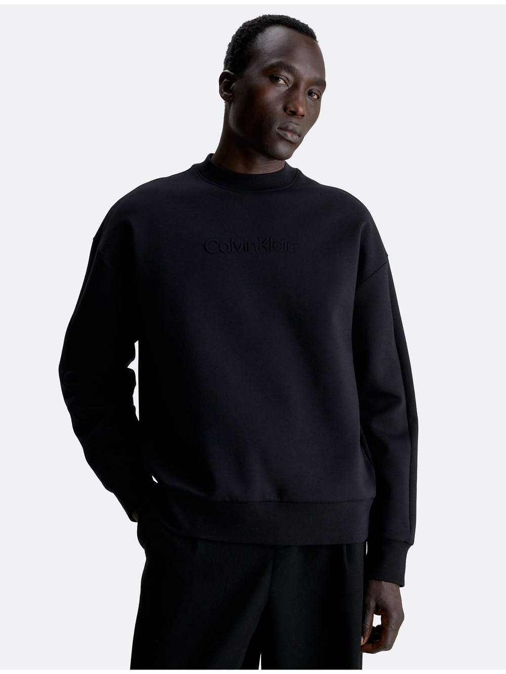 Свитшот Calvin Klein Embossed Logo Black Beauty