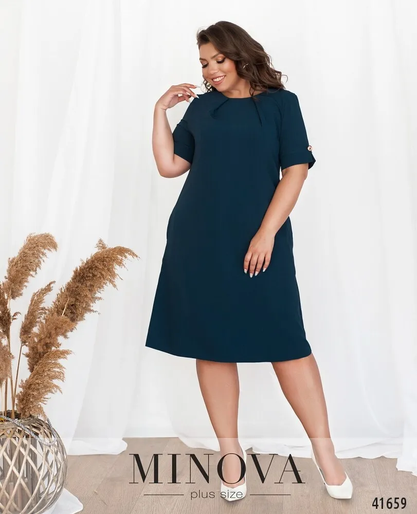 Платье 0142-синий Minova