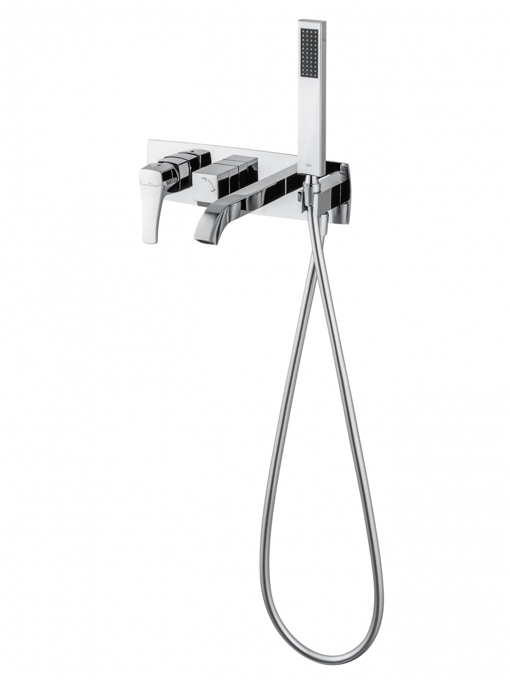 Смеситель для ванны встраиваемый WONZON & WOGHAND FLEX, Хром (WW-88889072-CR)