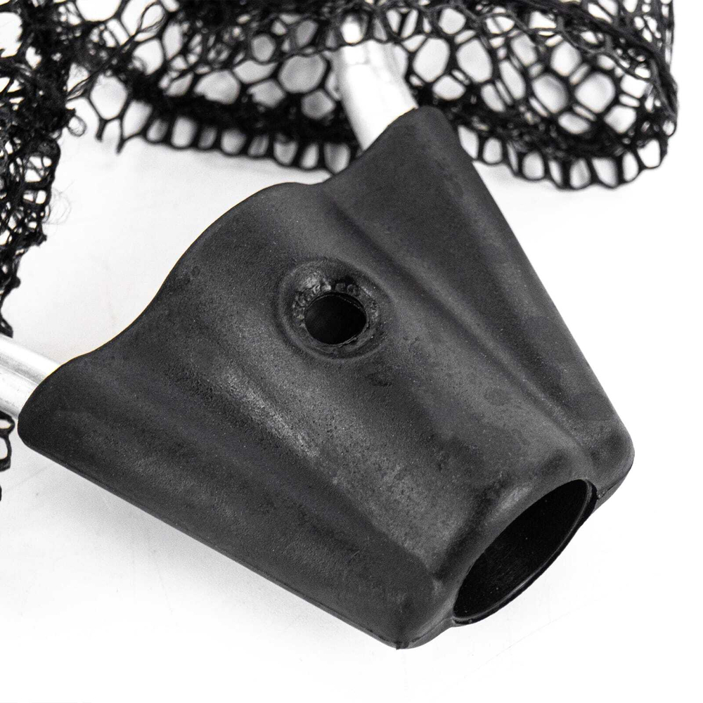 Подсачек лодочный квадратный с прорезиненной сеткой (40х40см)