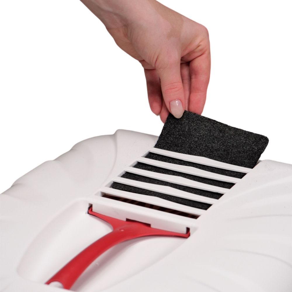 Био-туалет MPS KOMODA 54х39х40h см с совком, красный