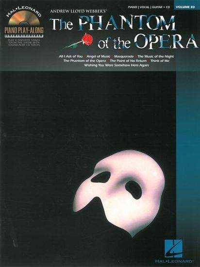 MusicSales HL00311903 - PIANO PLAY ALONG VOLUME 83 PHANTOM OF THE OPERA...