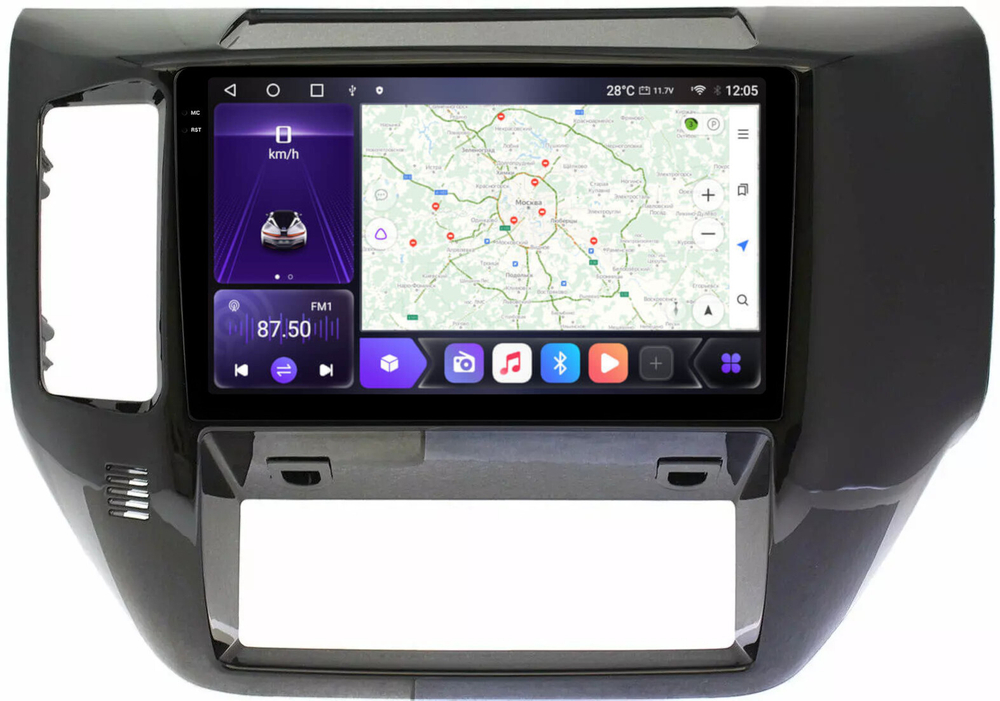 Магнитола для Nissan Patrol 2004-2010 - Carmedia SF-9270 QLed+2K, Android 12, TS10,  CarPlay, 4G SIM-слот