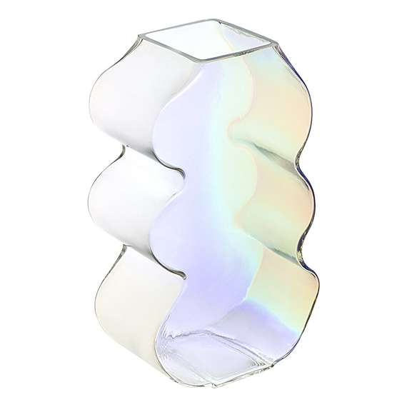 Ваза wavy, 25 см, перламутр