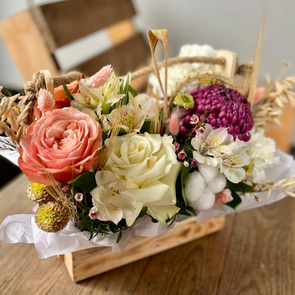 Осенняя гармония в корзине