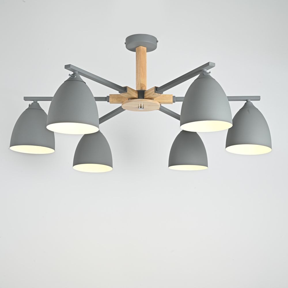 Потолочная Люстра Noa 6 Gray By Imperiumloft