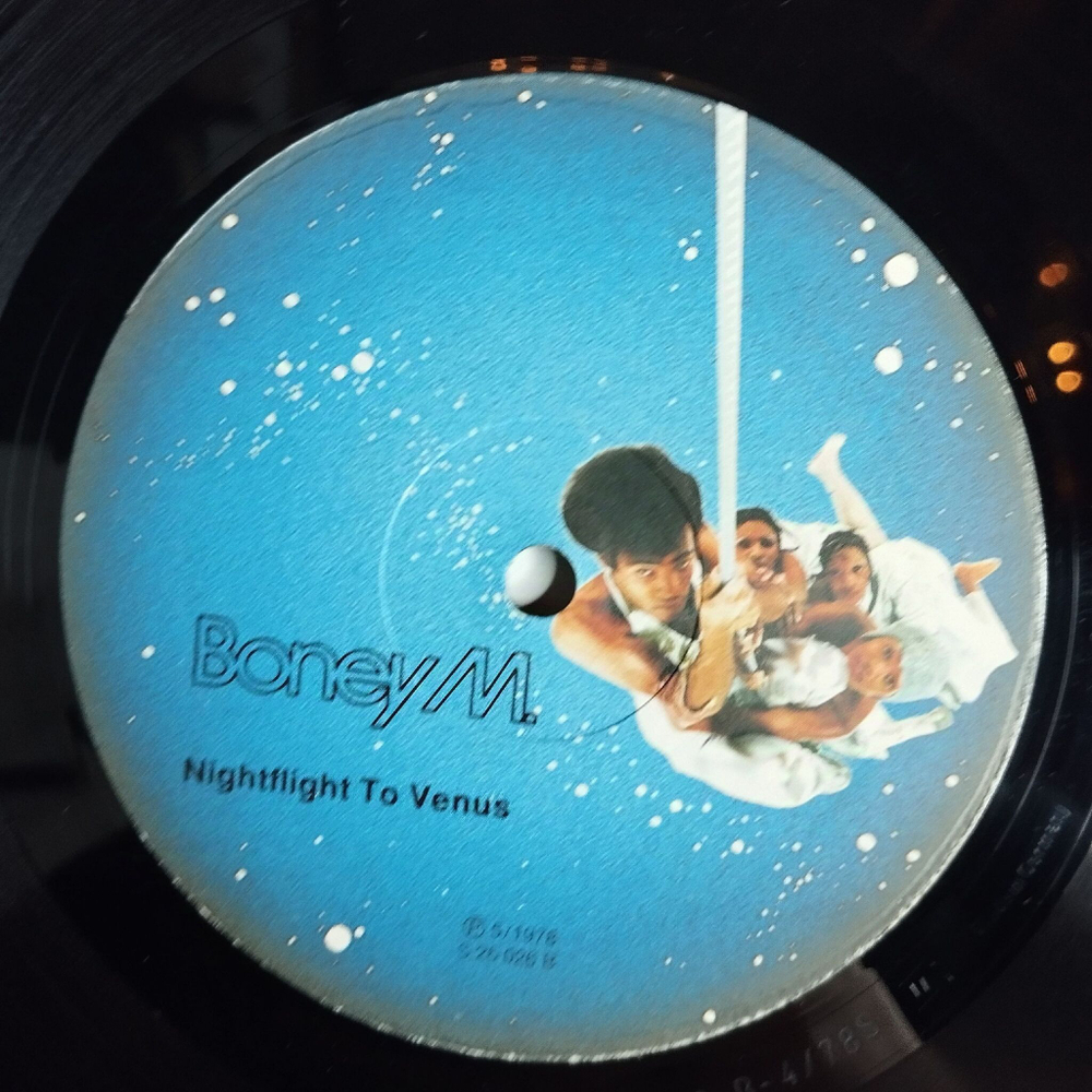 Винтажная виниловая пластинка LP Boney M Nightflight To Venus (Germany 1978) King Of The Road