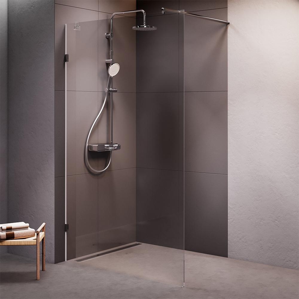 Душевая перегородка 120x195 см AM.PM X-Joy W94UWI-120-F1-MTE