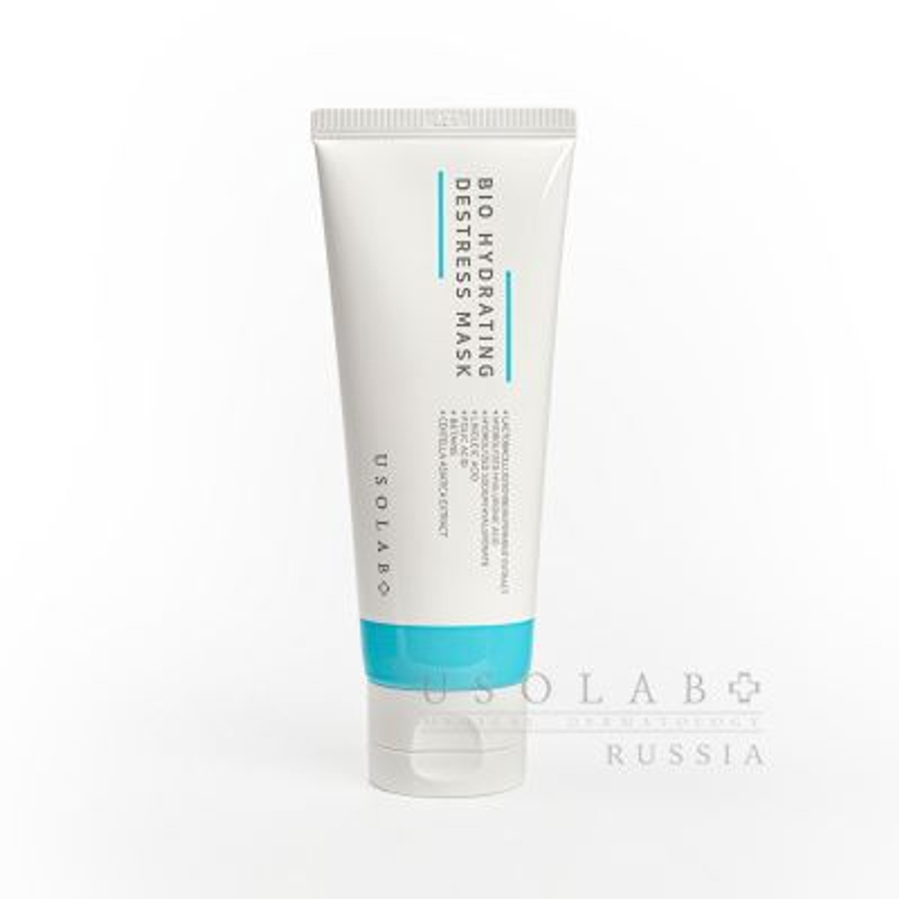 USOLAB Маска антистресс противоотечная, 100 мл | Bio Hydrating Destress Mask