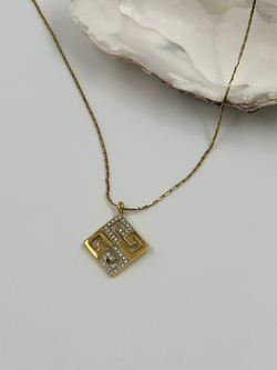 Кулон-лого с кристаллами Givenchy