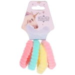 Резинки для волос детские 4шт «Raili fashion», микс цвет (как на фото), d-5см (подвес единорог)