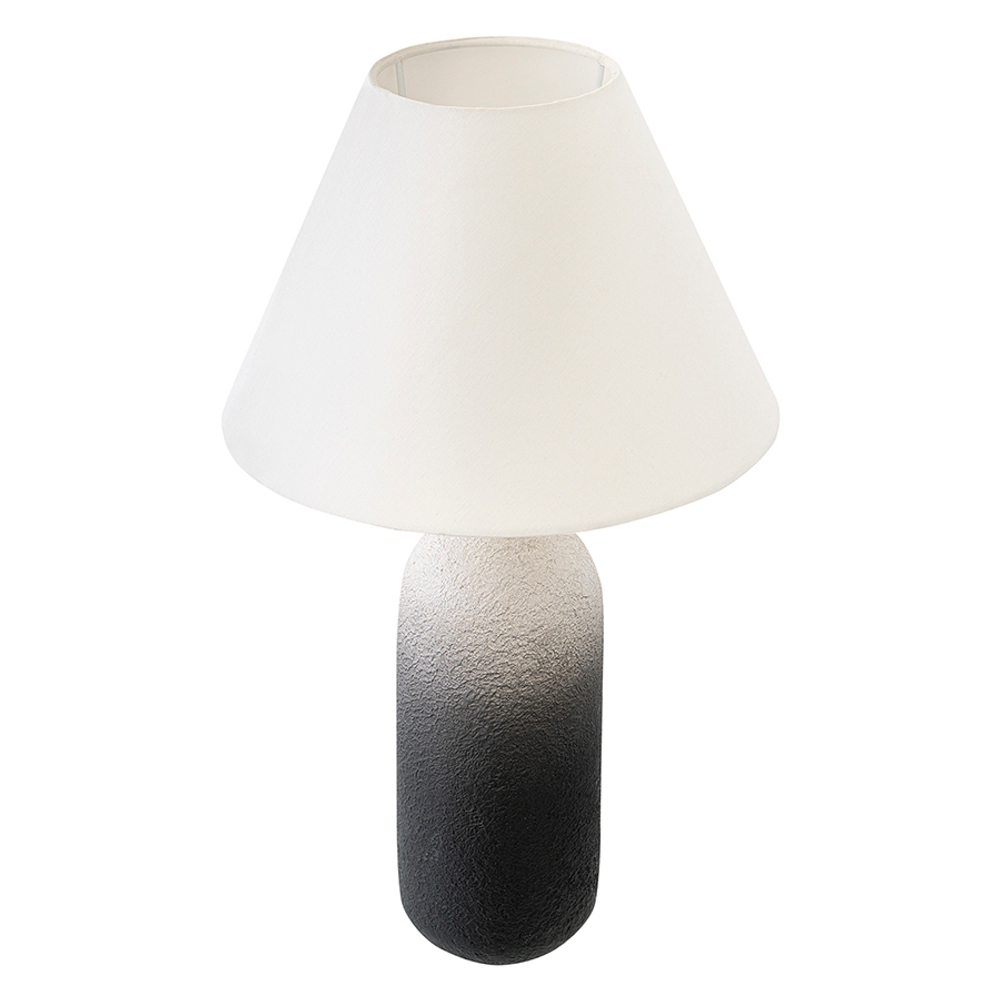 Светильник настольный sustainable collection, D30х55 см, черный/белый