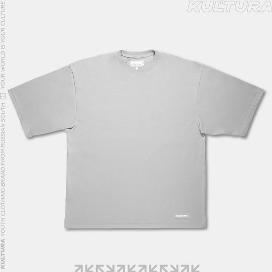 Футболка КУЛЬТУРА OverSize "Light" (серый туман)