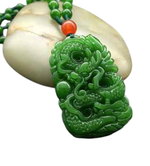 Подвеска Дракон оберегающий душу Нефрит 0-19