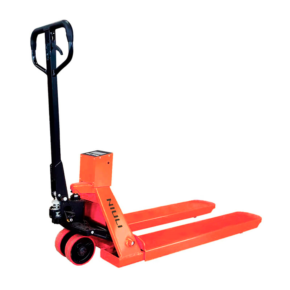 Гидравлическая рохля с весами CBY-I 2000 PDP (г/п 2000 кг, вилы 1150x550 мм) NIULI