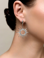 Серьги "Sun" Silver