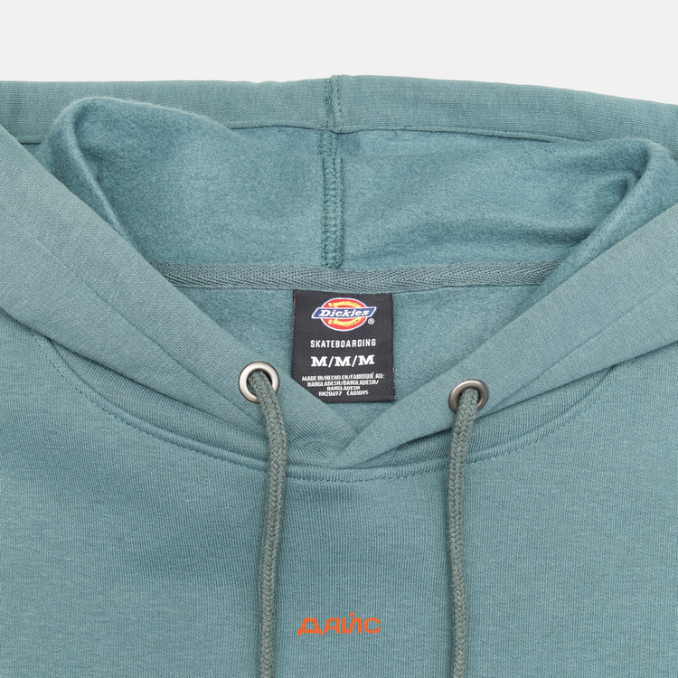 Толстовка мужская Dickies Skateboarding Logo Hoodie артикул:TWSK0_green - купить в магазине Дайс