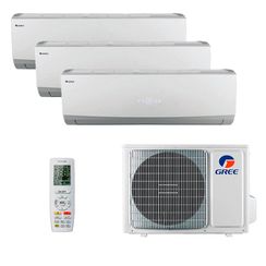 Мультисплит система на 3 комнаты Gree GWH07QAXA-K6DNC2C/I x 3 / GWHD(21)NK6OO (LC)(LH)