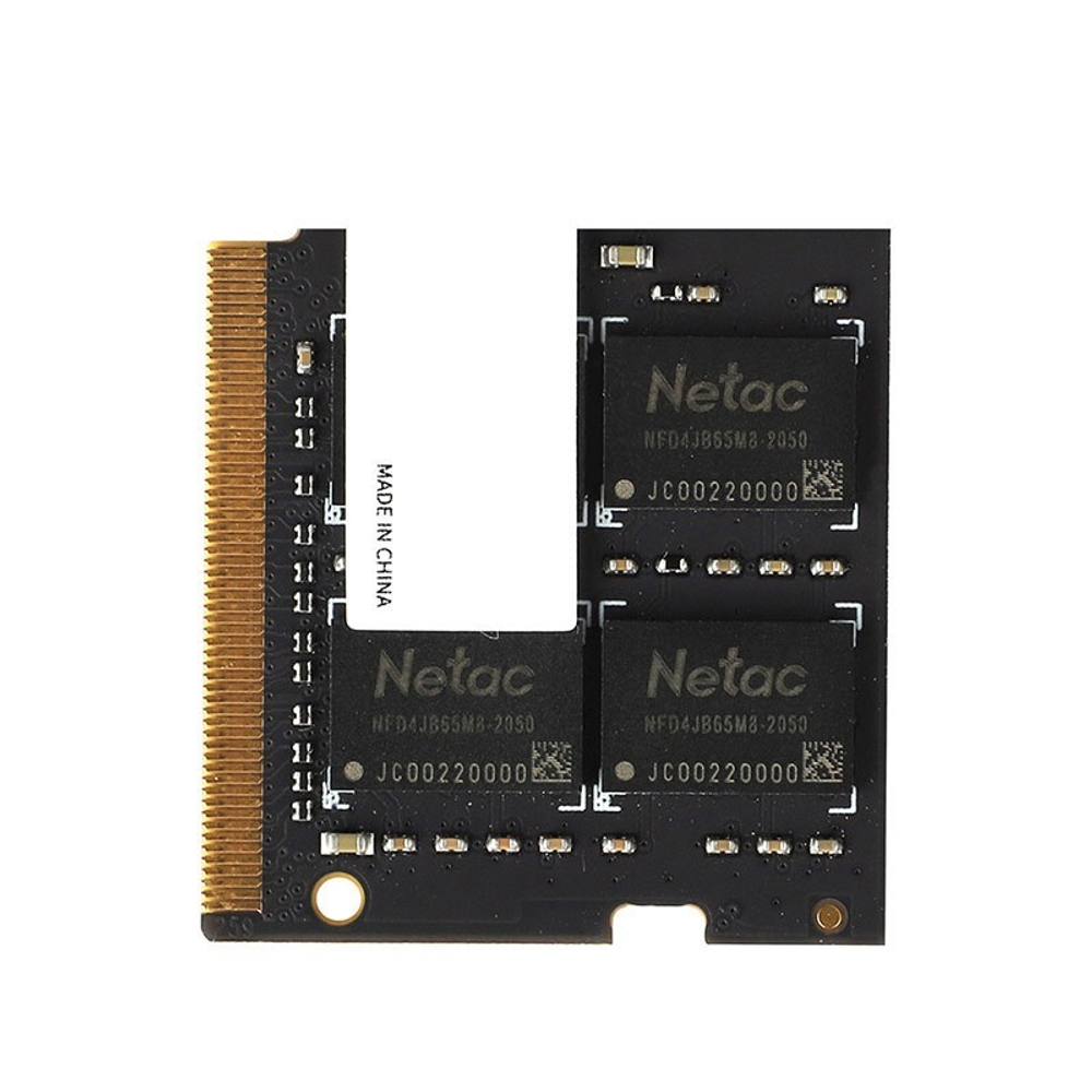 Оперативная память Netac Basic SODIMM 8GB DDR4-2666 (PC4-21300) C19 19-19-19-43 1.2V