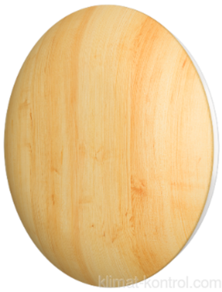 Анемостат 150 15 DW pine приточно-вытяжной регулируемый для бань и саун, с фланцем D150 (СОСНА) ERA title=