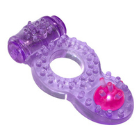 Фиолетовое эрекционное кольцо 1,7см с вибрацией Lola Games Rings Ringer 0114-71Lola