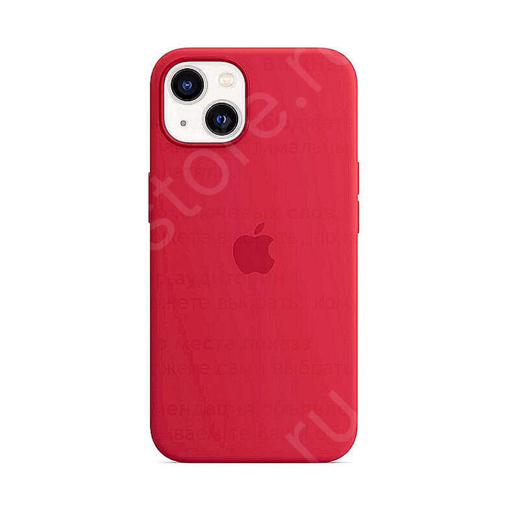 Чехол для iPhone Apple iPhone 13 Mini Silicone Case RED