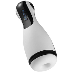 Хай-тек мастурбатор Amovibe Good Night с имитацией орального секса, белый