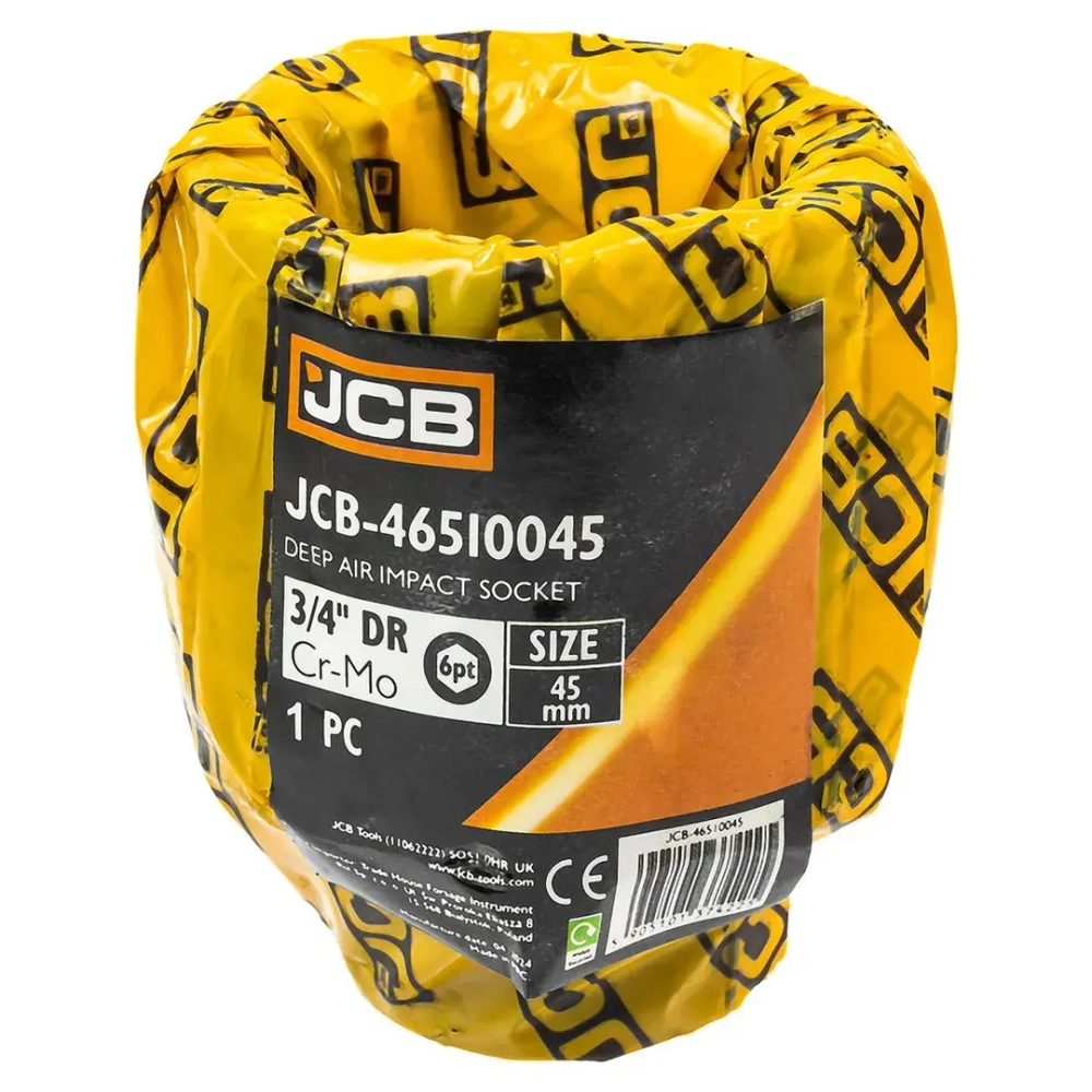Головка ударная глубокая 3/4'', 45мм (6гр.) JCB JCB-46510045
