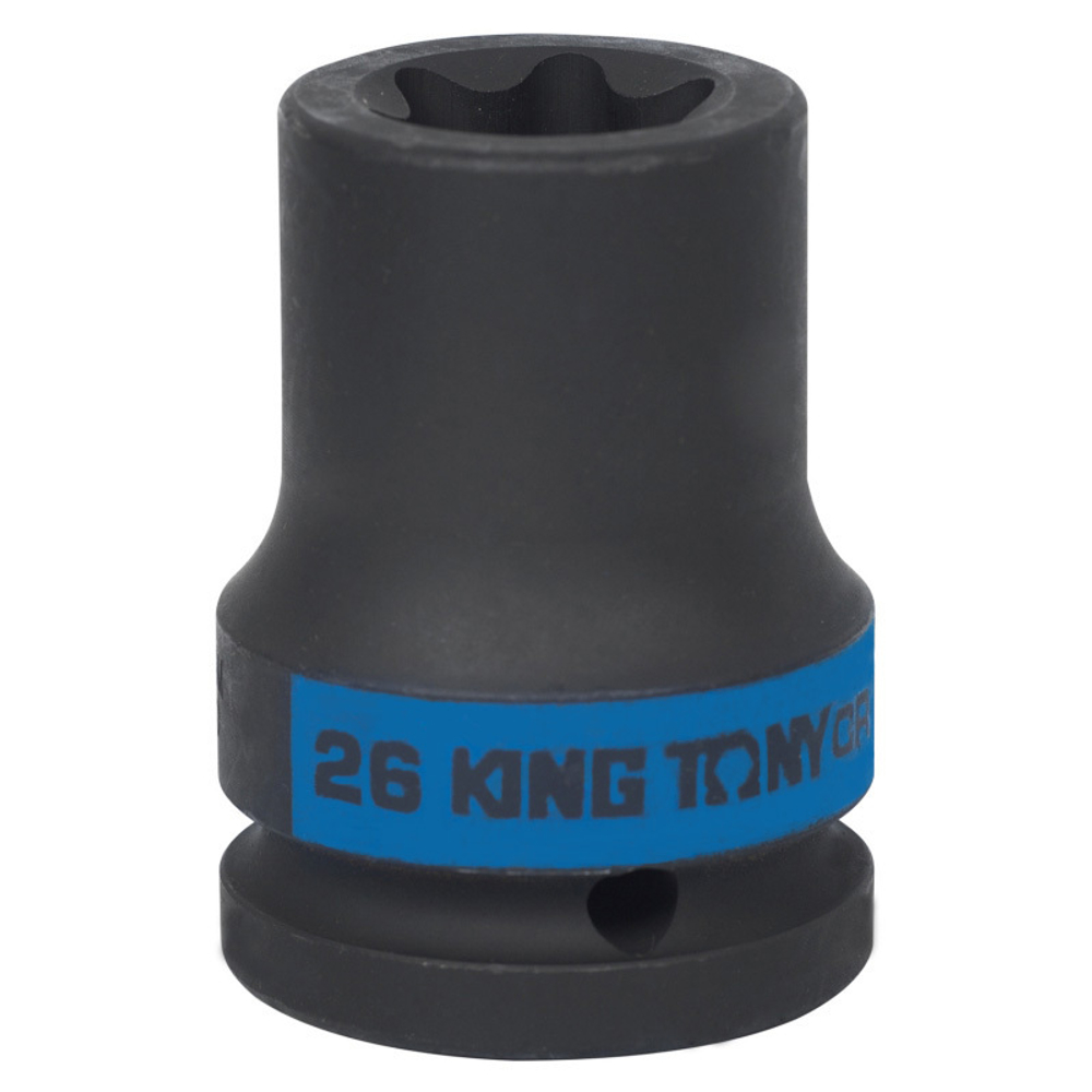 Головка торцевая ударная TORX Е-стандарт 3/4&quot;, E26 KING TONY 657526M
