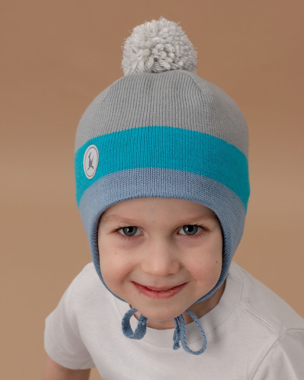 Шапка весенняя/осенняя вязаная КОДИ (Альпы)