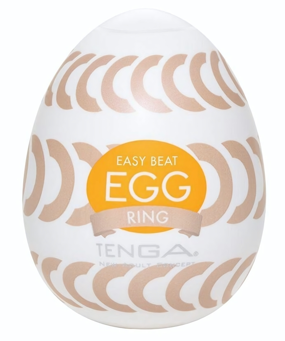 Мастурбатор-яйцо RING (Цвет: молочный)