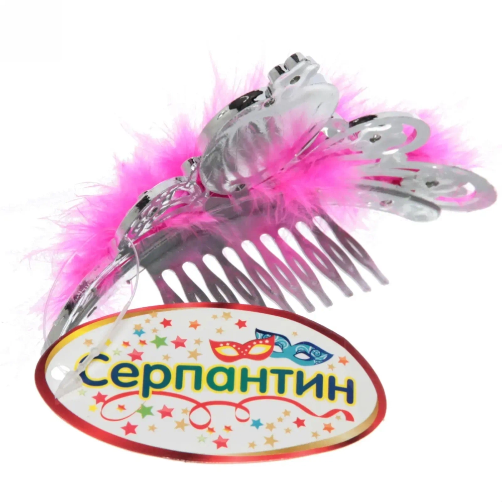 Корона «Фея Бриллиант» гребень, микс