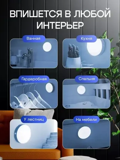 Настенно-потолочный светильник, 1 Вт