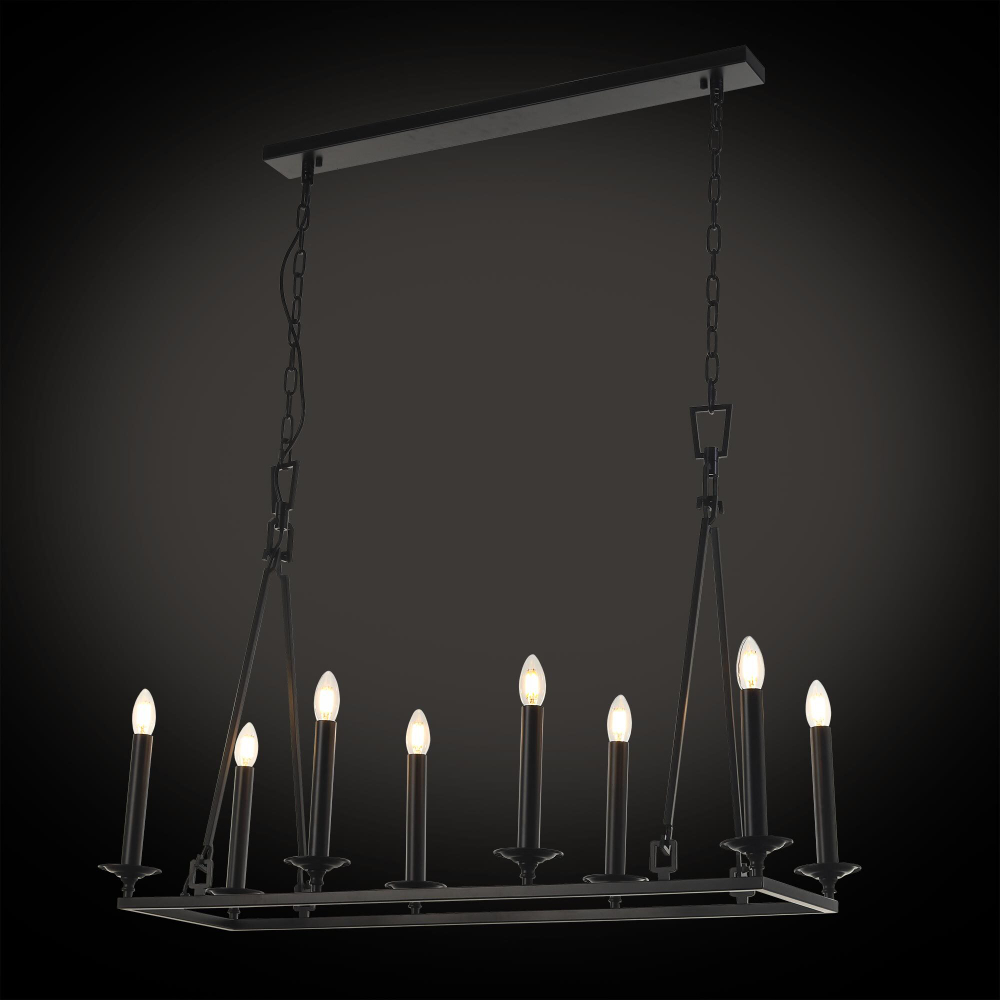 Citilux Маркиз CL471245 Люстра замковая подвесная Чёрная