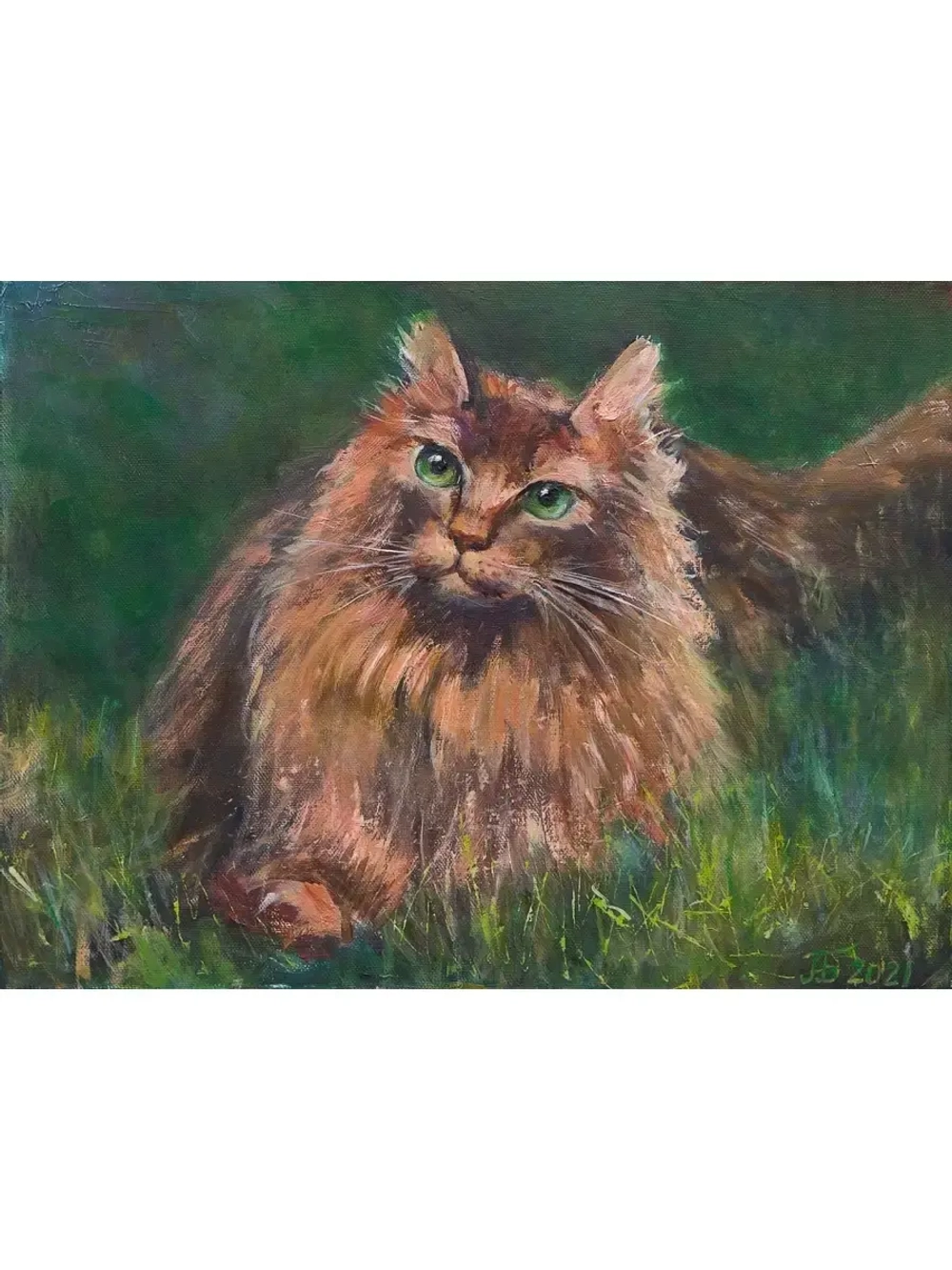 Картина маслом Гудвин Нырков (без рамы)